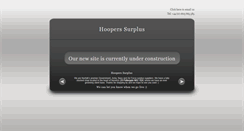 Desktop Screenshot of hooperssurplus.co.uk