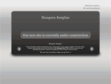 Tablet Screenshot of hooperssurplus.co.uk